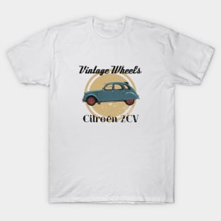 Vintage Wheels - Citroën 2CV T-Shirt